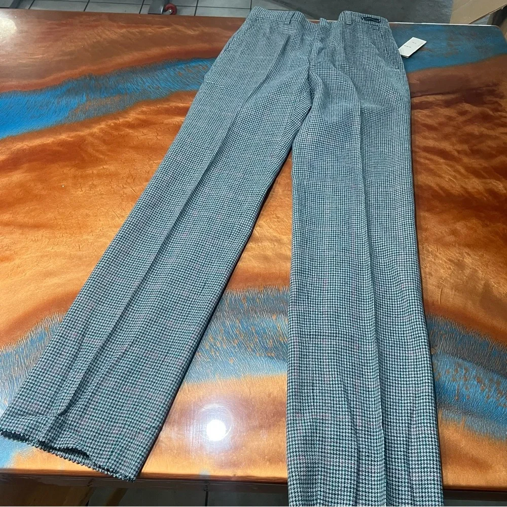 Vintage Pendleton Wool Houndstooth Country Traditionals Pants size 32 new USA